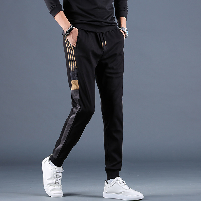 加厚男潮流修身百搭工装裤子休闲裤 mensniuzai休闲裤