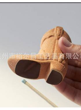 ceramic Match Striker陶瓷靴子火柴罐火柴盒子收纳盒客厅简约摆