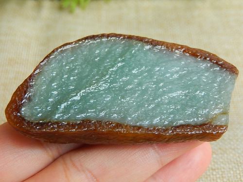 缅甸A货翡翠原石明料玉石毛料老坑大马坎红翡料子边角料挂件F8657 - 图3