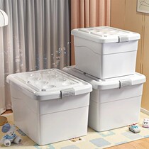 Plastic Storage Box Home Clothes Snacks Finishing Box Reserve Storage Basket Large Capacity Book Toy Turnover Box