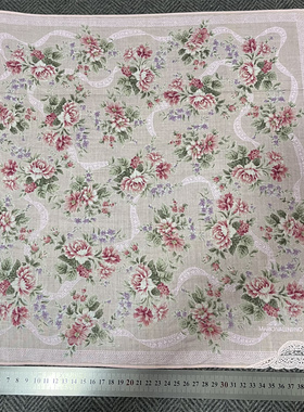 vintage日制中古方巾手帕口袋巾