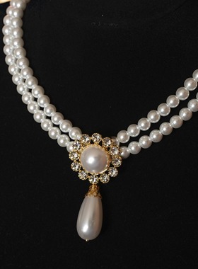 奥里维辛~vintage双层珍珠项链