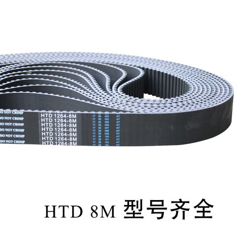 8M696橡胶同步带HTD 696-8M 87齿 圆弧齿 齿形带 传动带 工业皮带 - 图1