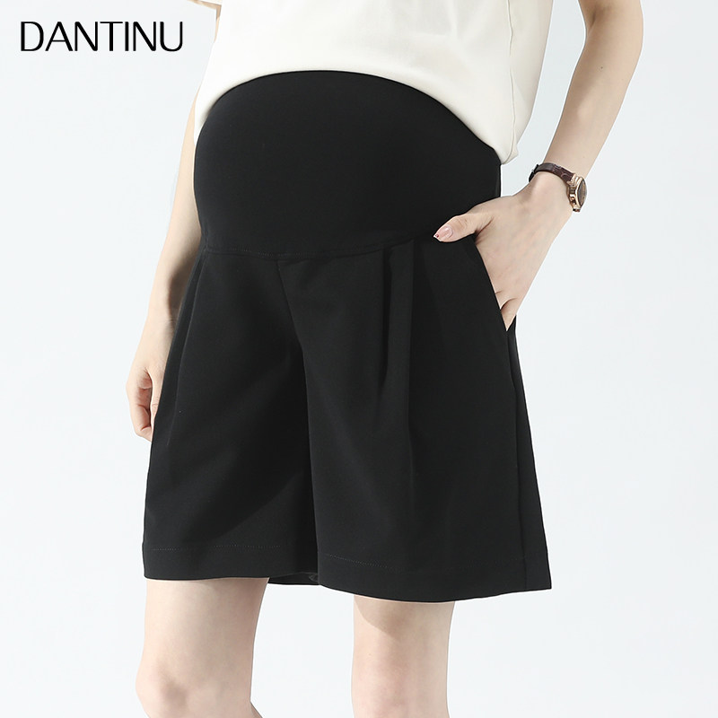 孕妇夏季潮妈宽松外穿托腹阔腿裤 丹媞奴孕妇打底裤