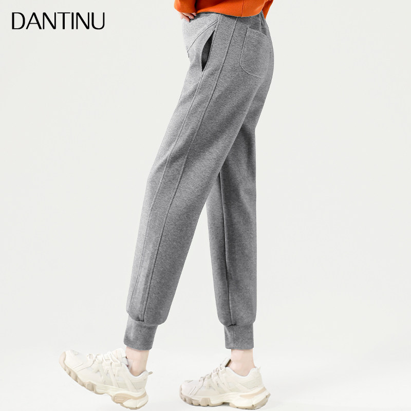 春秋装外穿休闲大码宽松孕妇裤子 丹媞奴孕妇直筒裤