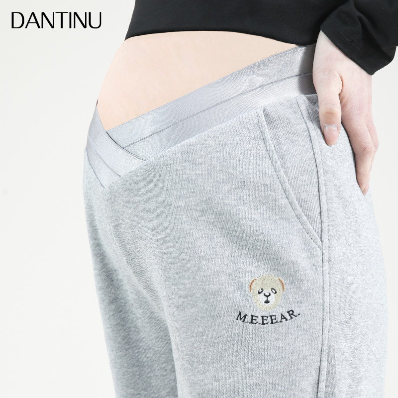 丹媞奴孕妇春秋外穿九分小个子卫裤 丹媞奴孕妇打底裤