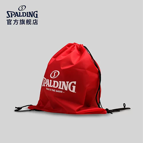 Ударный официальный флагманский магазин Spalding Multi -функциональный баскетбольный мешок простые маленькие шарики сеть карман 30024