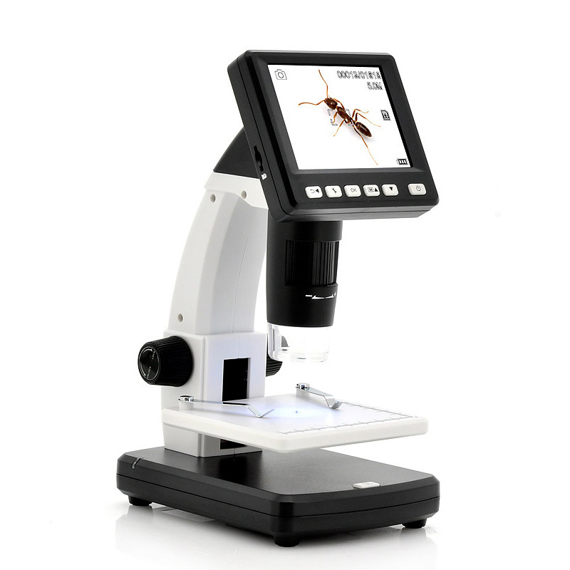 Digital Microscope 500倍工业数码电子显微镜带屏电路板维修拍照 - 图0