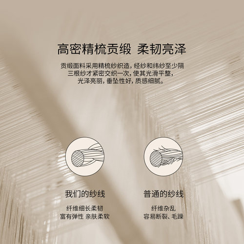 佳丽斯60支长绒棉纯棉四件套全棉2026新款床单主卧室轻奢四季通用 - 图0