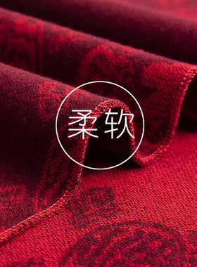 保暖奶奶中老年人婆婆礼盒装围巾