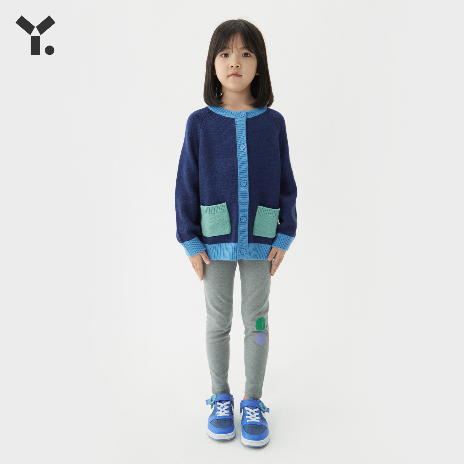 幼岚女童子秋冬季外穿新款加绒裤 幼岚裤子