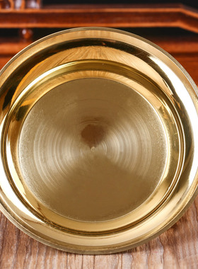 纯黄铜水酒供佛杯藏式水杯护法杯