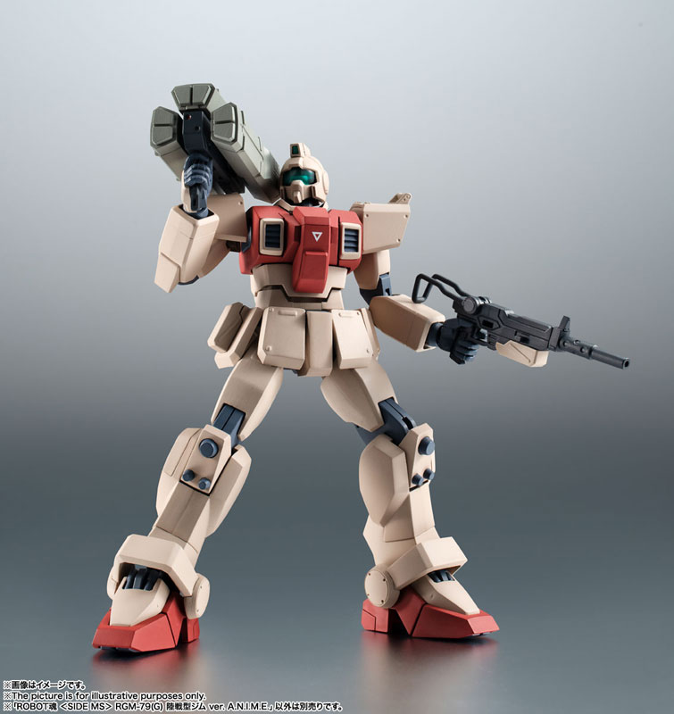 万代魂 ROBOT魂 RGM-79(G) 陆战型 吉姆 ver.成品 高达 模型 - 图2