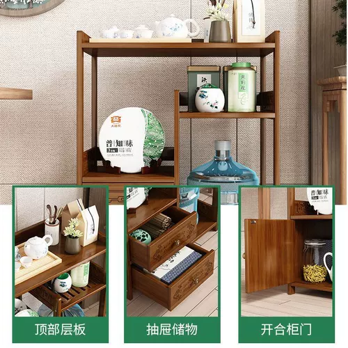 Чайный шкаф чайный стол шкаф шкаф для хранения шкафа маленький стол пузырь для чая гостиная