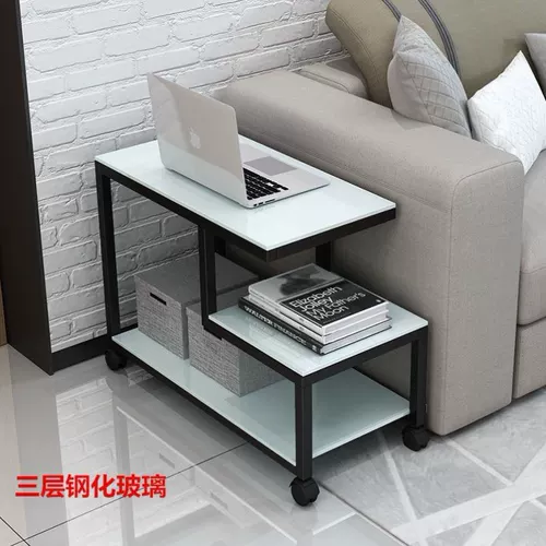 Простой диван боковой шкаф гостиной гостиная мобильная маленькая кофейный столик боковой угол шкаф легкий роскошный уголок несколько столов из закаленного стекла