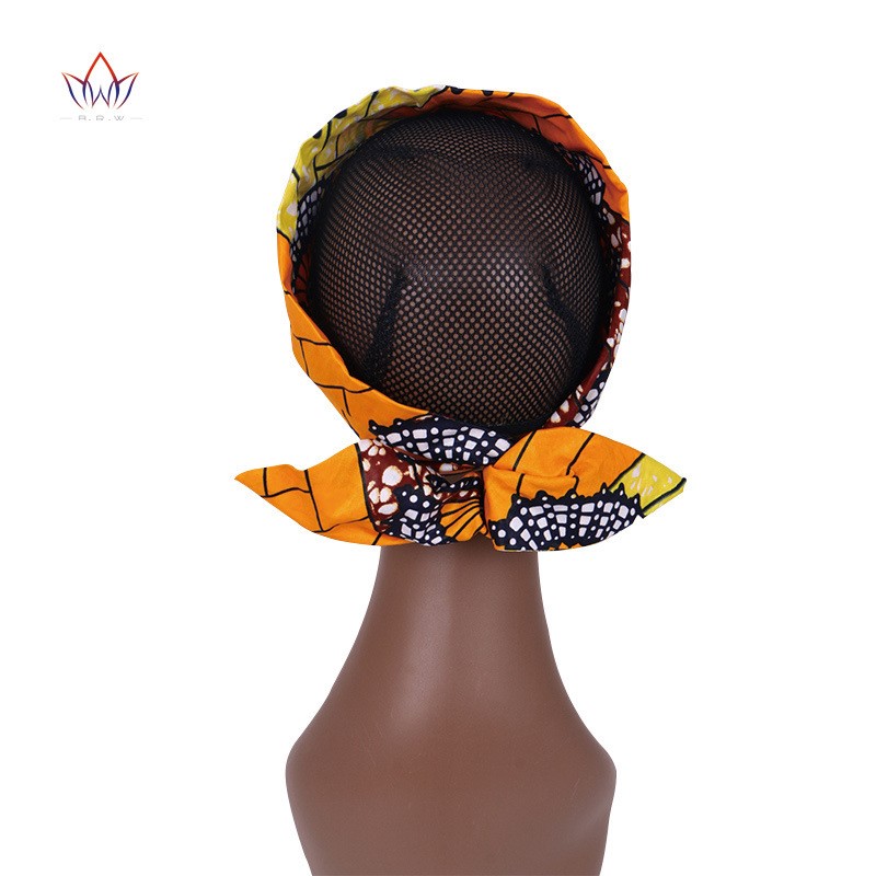 买2送1 非洲女孩头饰 非洲蜡布头巾发带蝴蝶结 African headdress - 图1