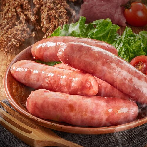 正宗台湾味高粱酒香肠 烤肠口感扎实淡淡酒香纯猪肉制作500g/10条 - 图2