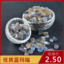 For the Buddha supplies Seven precious stones Blue Manau jewel Buddha statue Buddha tapel bottle repairs for Manza tray hide 1 Two