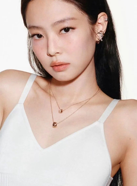 王一博Jennie同款小金豆锁骨链