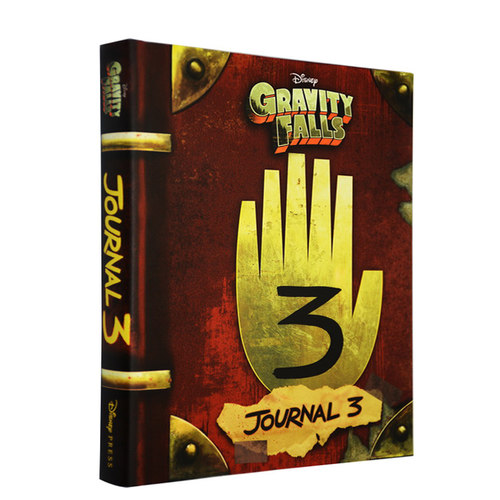 怪诞小镇迪普日记3 Gravity Falls Journal3英文原版解密日志儿童文学全彩精装 Alex Hirsch迪士尼动画Disney book-图3