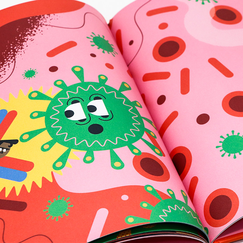 小脑袋大科学儿童绘本4册 Brains大脑 英文原版 Germs病菌 Planets星球 Atoms原子 儿童科普知识启蒙图画书 全彩插画 John Devolle,淘宝优惠券,粉丝福利购,淘宝优惠卷