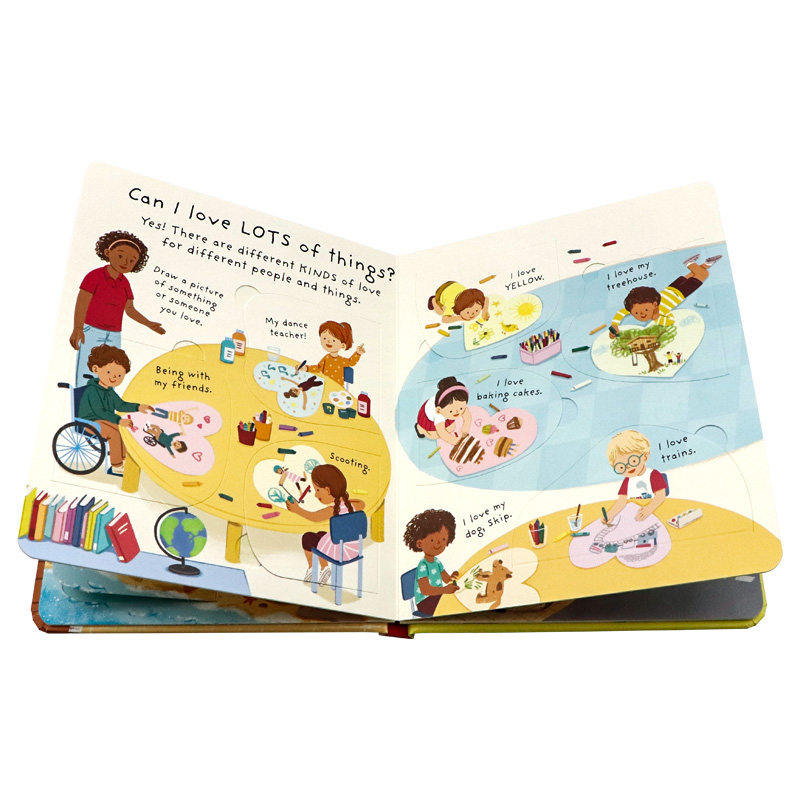 Usborne出品 问与答系列 爱是什么 What is love 英文原版绘本 儿童英语启蒙图画纸板翻翻书 生活习惯 温馨亲子阅读 进口书籍