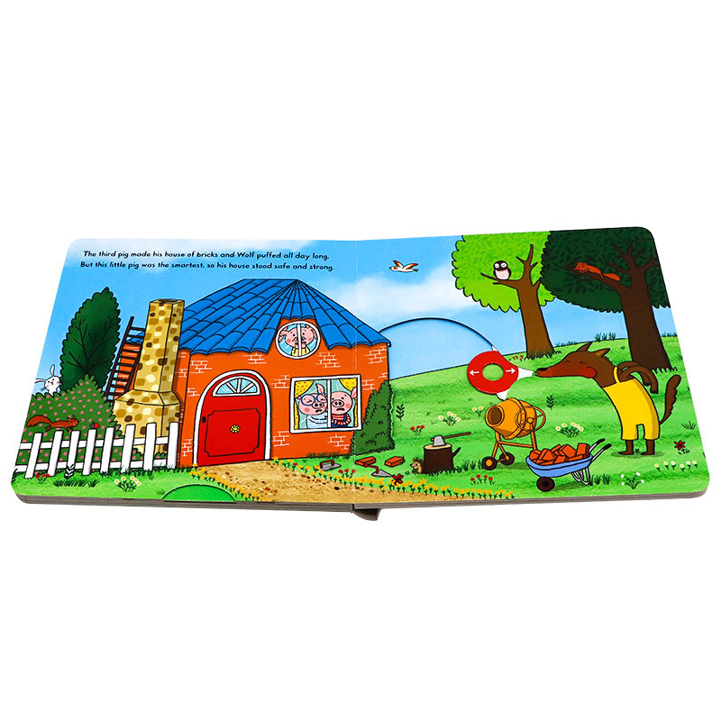 进口英文原版正版 The Three Little Pigs三只小猪儿童启蒙故事绘本机关操作活动纸板玩具书亲子阅读First Stories Busy系列童话篇,淘宝优惠券,粉丝福利购,淘宝优惠卷