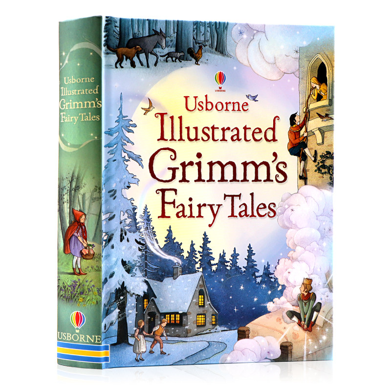 Usborne格林童话安徒生童话神话故事3册Illustrated Fairy Tales英文原版精装全彩插画版神话故事图画书学生课外阅读睡前 ...