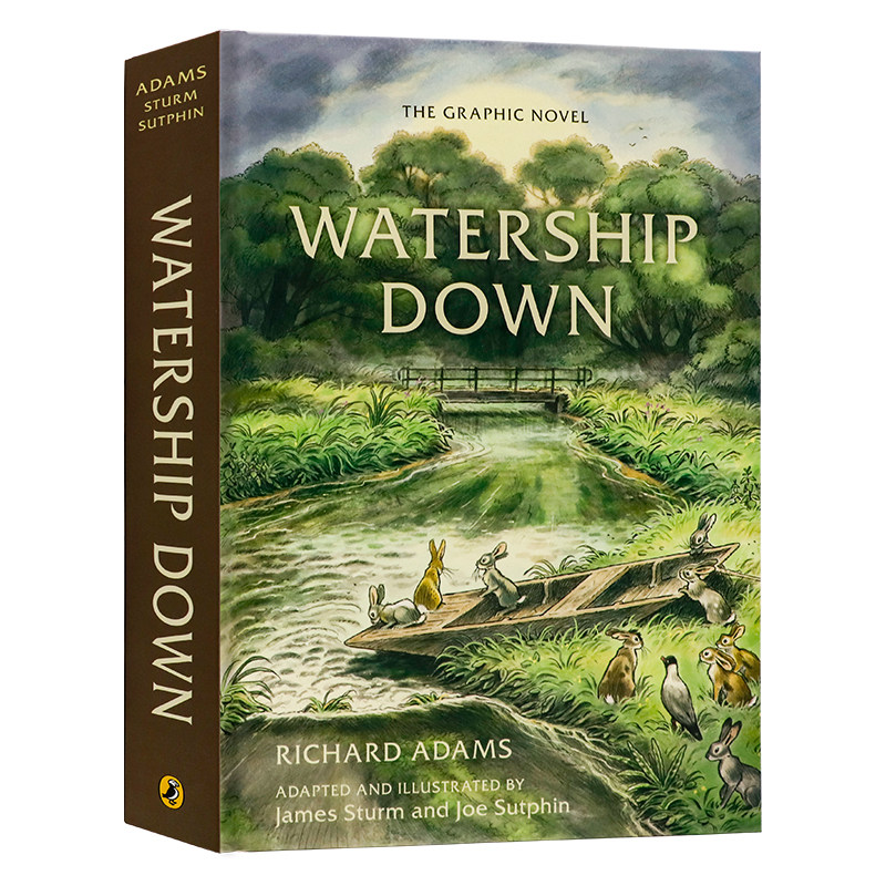 2024年艾斯纳奖漫画章节书兔子共和国英文原版 Watership Down The Graphic Novel 儿童图画小说漫画故事书 进口童书 9岁以上 精装,淘宝优惠券,粉丝福利购,淘宝优惠卷