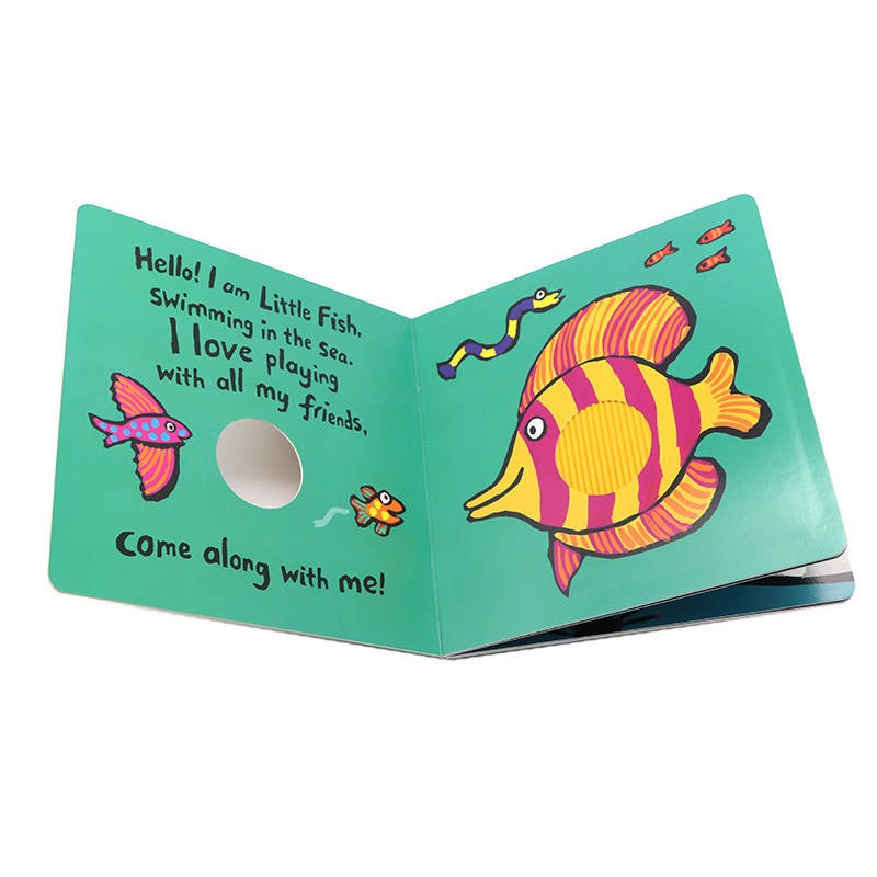 小鱼和朋友 触摸和感觉 英文原版绘本 Little Fish and Friends: Touch and Feel 触摸书 英语启蒙认知图画书亲子共读Lucy Cousins