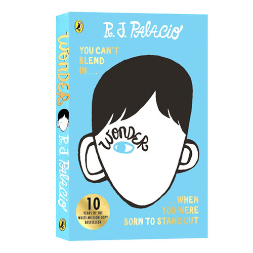 wonder 奇迹男孩男生英文版原版 wonders 英语版 英文原版小说R.J. Palacio Corgi帕拉秋 青春励志青少年课外读物纽约时报畅销小说 - 图3
