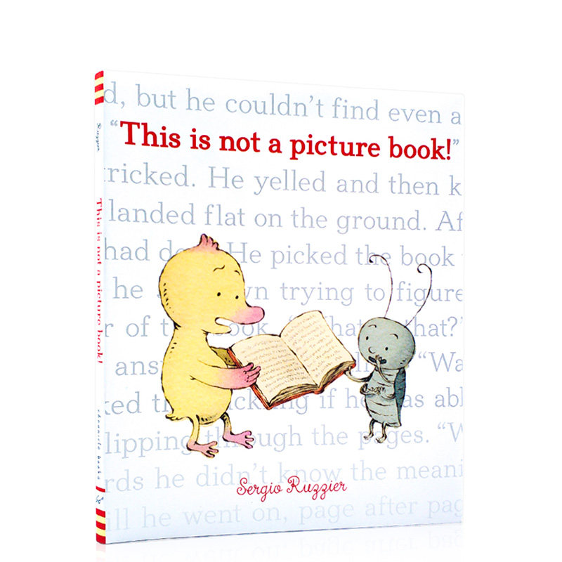 进口英文原版绘本 This is Not a Picture Book 这不是一本图画书 儿童趣味英语启蒙图画故事书 阅读的乐趣和力量认知 亲子共读