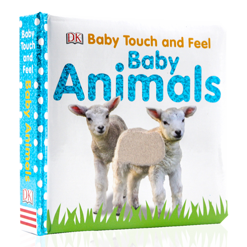 【125元6件】DK触摸书 Baby Touch and Feel animals绘本 dk宝宝触摸书 感官训练边学边玩低幼英语启蒙0-1-2-3岁 亲子早教读物