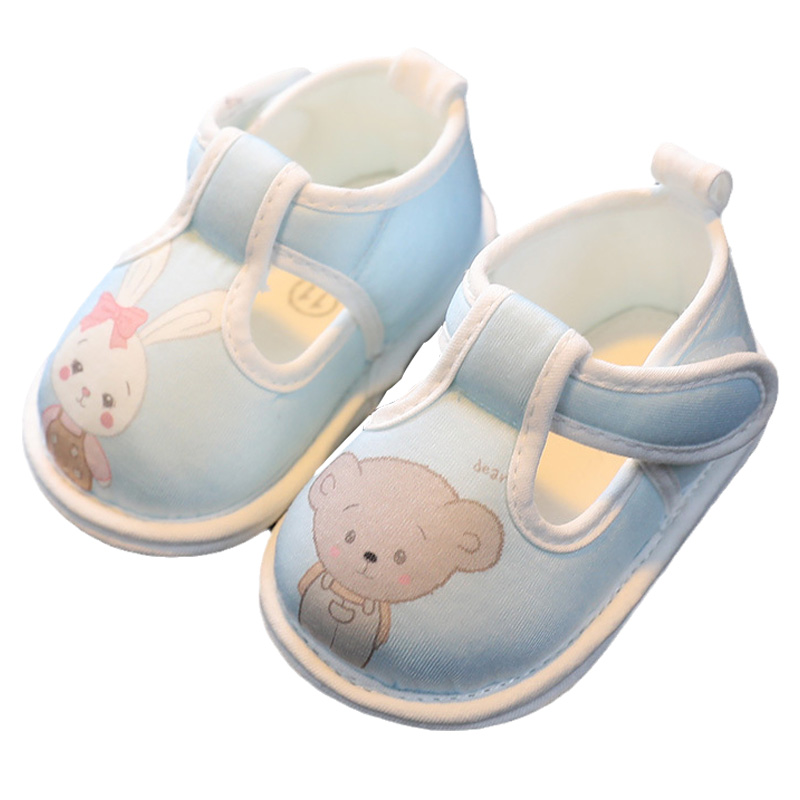 婴儿鞋男女宝宝布鞋软底步前学步鞋春秋季1岁防滑不掉鞋5-7-9个月-图3