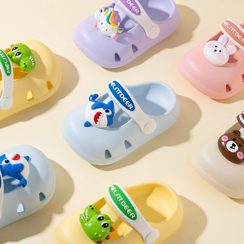 儿童拖鞋男童新款夏室内居家防滑洗澡包头婴幼宝宝1-3岁2洞洞鞋女,淘宝优惠券,粉丝福利购,淘宝优惠卷