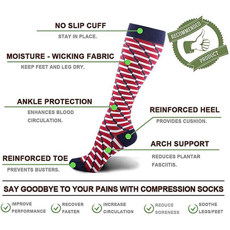 Unisex Fun Compression Socks Sports Warm Long Socks Boots-图2