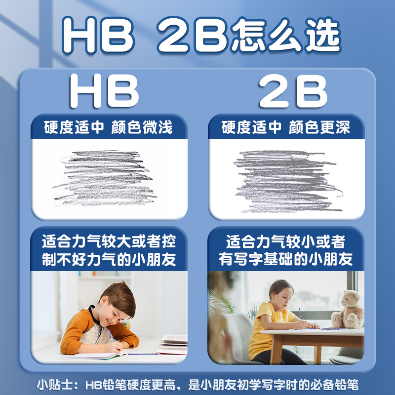 晨光洞洞铅笔小学生专用无毒一年级幼儿园矫正握姿hb加粗2比b正姿粗杆初学者三角杆儿童写字练字洞洞笔文具 - 图2