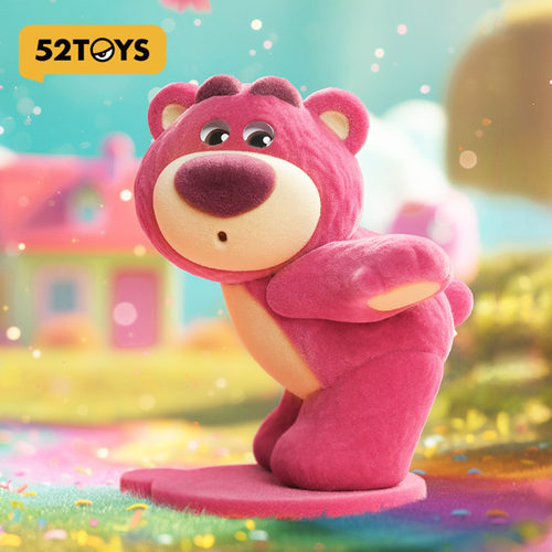 52TOYS迪士尼草莓熊ITS ME2限定开心到起飞吊卡潮玩摆件圣诞礼物 - 图0