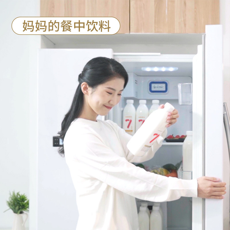 卡士低温酸奶007家庭装无蔗糖原味969g*2瓶乳酸菌低温早餐酸奶