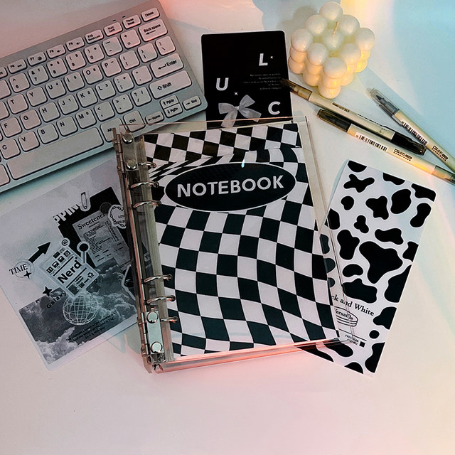 A5 acrylic card book manual notebook album case