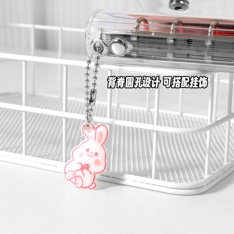 活页笔记本替换封面PVC透明手帐外壳高透卡册M5A6A7活页夹收纳本,淘宝优惠券,粉丝福利购,淘宝优惠卷