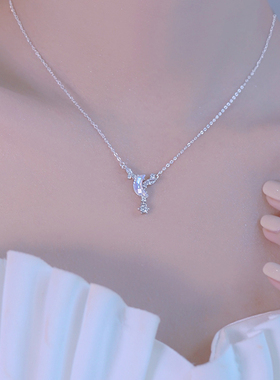 女水晶925银日系免费刻字手链