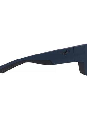 海外代购MauiJim男士太阳眼镜偏光防眩光方形框黑色镜架户外出行