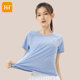 361 sports top short-sleeved summer badminton t-shirt fitness clothes blue mesh sportswear running yoga suit women