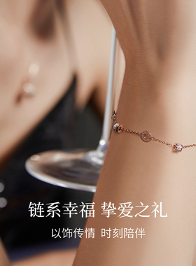 JAY通体925银小蛮腰手链