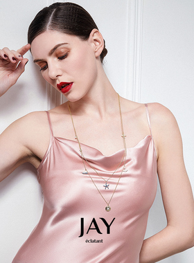 JAY海岛风海星轮渡双层锁骨链