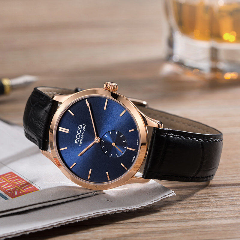 爱宝时EPOS 机械男表进口手表男瑞士正品3408.208.24.16.15