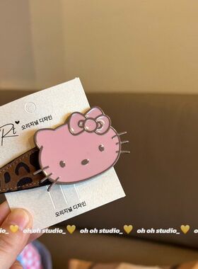 【ohoh】好大一只可爱粉KT发夹