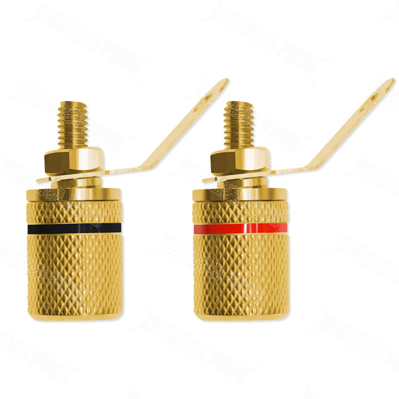 镀金功放接线柱 4mm香蕉插座接线端子喇叭音响音箱接线头百威插座,淘宝优惠券,粉丝福利购,淘宝优惠卷