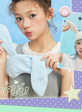 LOLA DESIGN兔眼罩女遮光睡眠午休日系软妹可爱兔耳学生宿舍眼罩
